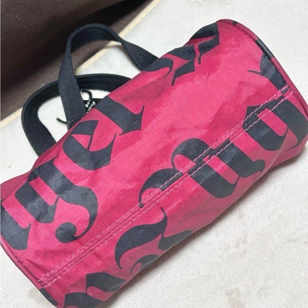 LeSportSac L.A.M.B. Gwen Stefani Y2K Red Small Mini Baby Barrel Bag Angel Demi - Picture 5 of 13